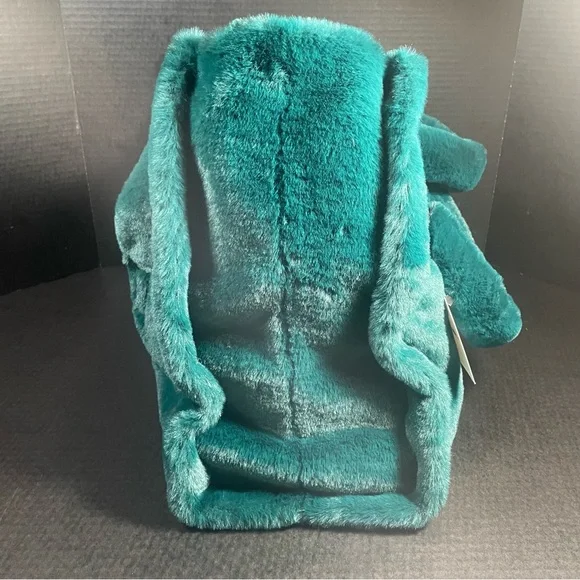 GREAT GIFT! HOST PICK!! BNWT Pinko Debossed faux fur plush tote green PRICE FIRM - Picture 5 of 16